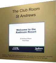 Room Entry Display Example