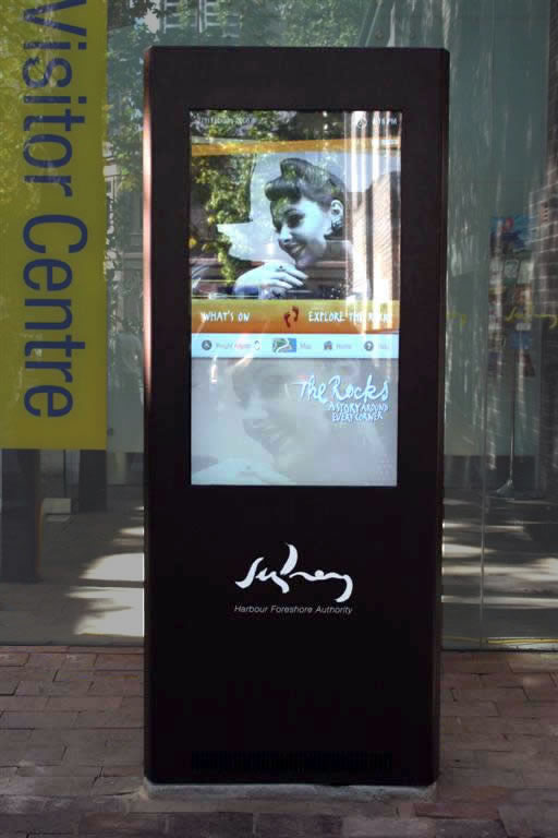Special design kiosk for Art of Multimedia